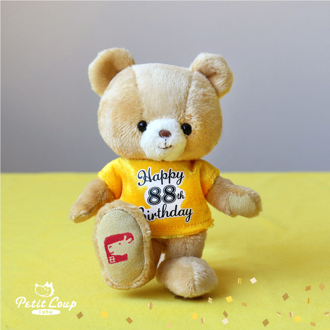 88 cumpleaños Lucky Bear con signo del zodiaco japonés – Teddy