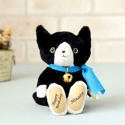Llavero de gato negro personalizado, impreso en suelas